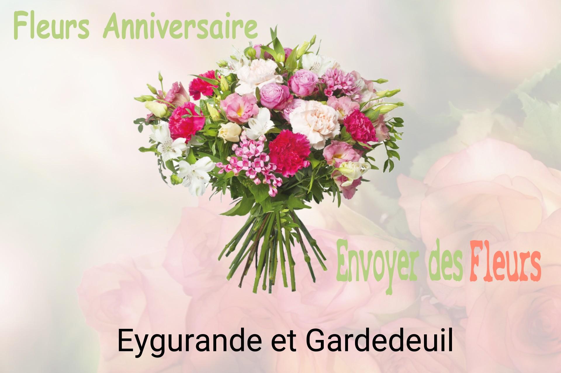 Bouquet de fleurs d’anniversaire livré à Eygurande-et-Gardedeuil