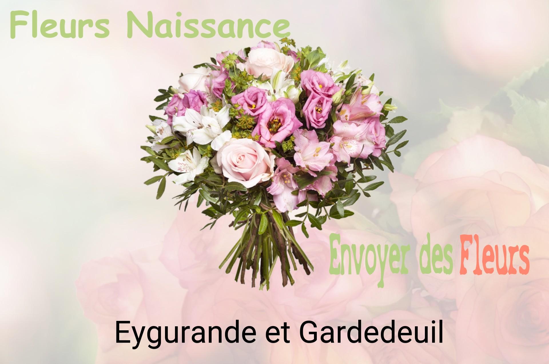 Bouquet de fleurs de naissance livré à Eygurande-et-Gardedeuil